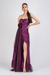 Purple Off Shoulder Gown2122_video