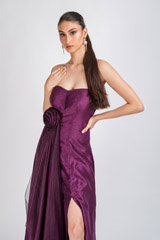 Purple Off Shoulder Gown_DSC4419-Edit