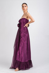 Purple Off Shoulder Gown_DSC4427-Edit