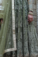 Green Net Anarkali SuitIMG_9183