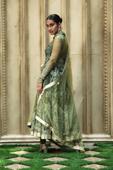 Green Net Anarkali SuitIMG_9246