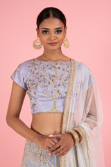 Gota Embriodered Lehenga With DupattaDSC03184