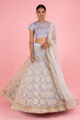 Gota Embriodered Lehenga With Dupatta