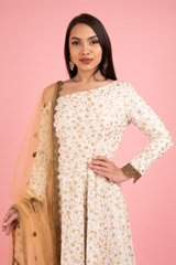 White Drop Shoulder AnarkaliDSC03074