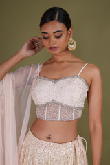 Peach Corset LehengaDSC07022