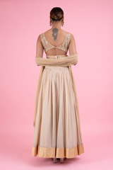 Golden Embroidered LehengaDSC02980