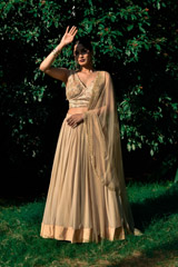 Golden Embroidered Lehenga_DSC6937