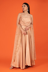 Heavy Embroidered Cowl AnarkaliDSC02800