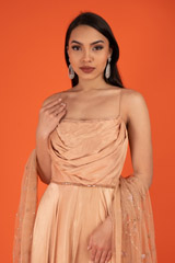 Heavy Embroidered Cowl AnarkaliDSC02801