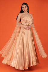 Heavy Embroidered Cowl Anarkali