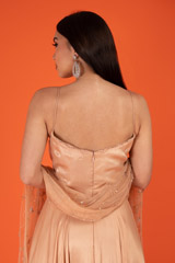 Heavy Embroidered Cowl AnarkaliDSC02806