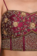 Pink Ombre Corset LehengaDSC_2865