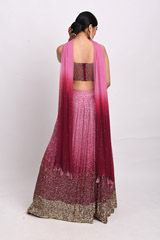 Pink Ombre Corset LehengaDSC_2901