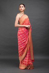 Red Bhandhani Saree_DSC6621-Edit