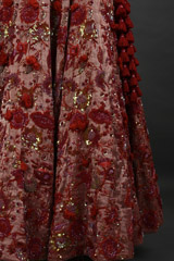 Red Zari Lehenga_SUB6550
