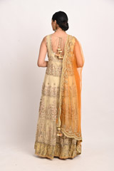 Beige Embellished Anarkali SetDSC_3227