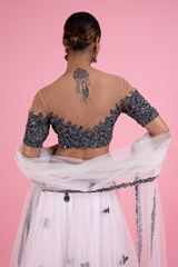 Net Embroidered LehengaDSC02971