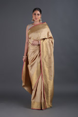 Beige Silk Saree2179_video
