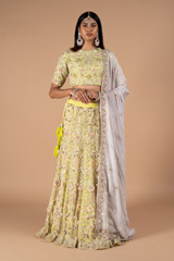 Fluorescent Green LehengaDSC00228
