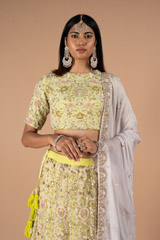 Fluorescent Green LehengaDSC00229