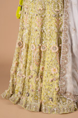 Fluorescent Green LehengaDSC00230