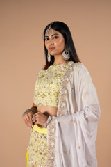 Fluorescent Green LehengaDSC00232