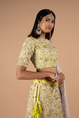 Fluorescent Green LehengaDSC00237