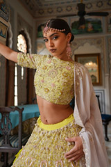 Fluorescent Green LehengaDSC03922