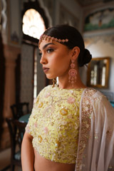 Fluorescent Green LehengaDSC03924