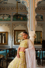 Fluorescent Green LehengaDSC03930