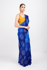 Blue Raidana Bandhej Saree_DSC6306-Edit