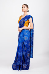 Blue Raidana Bandhej Saree_DSC6310-Edit