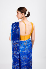 Blue Raidana Bandhej Saree_DSC6323-Edit