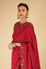 Red Border SareeDSC07277