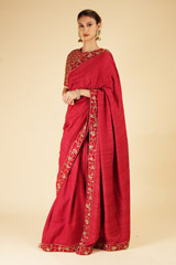 Red Border SareeDSC07278