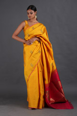 Yellow Silk Saree2211_video