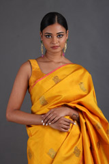Yellow Silk SareeIMG_9358