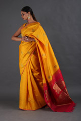 Yellow Silk SareeIMG_9366