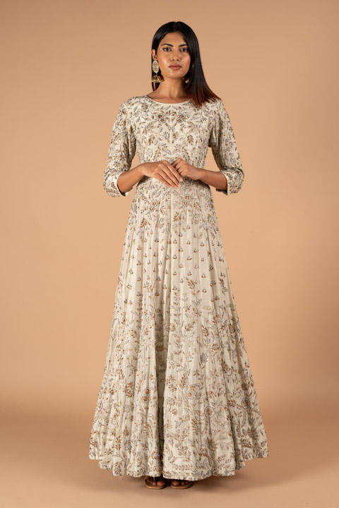 Chanderi Gown