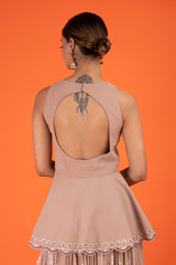 Ambi Print Peplum Top And SkirtDSC03103