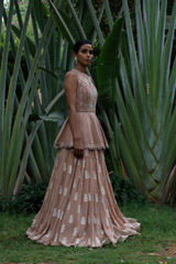 Ambi Print Peplum Top And SkirtIMG_1200