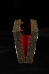 Embellished Fur Suede ClutchIMG_2063