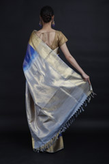 Navy Blue Silk Saree_MG_9352