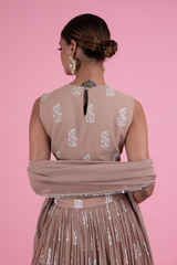 Beige Ambi Paisley Lehenga SetDSC02947