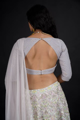 Mauve Brocade Jaal Lehenga Set_DSC4356