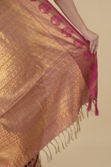 Golden Silk Saree_DTR0173