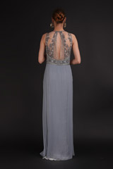 Grey Drape DressDSC07871