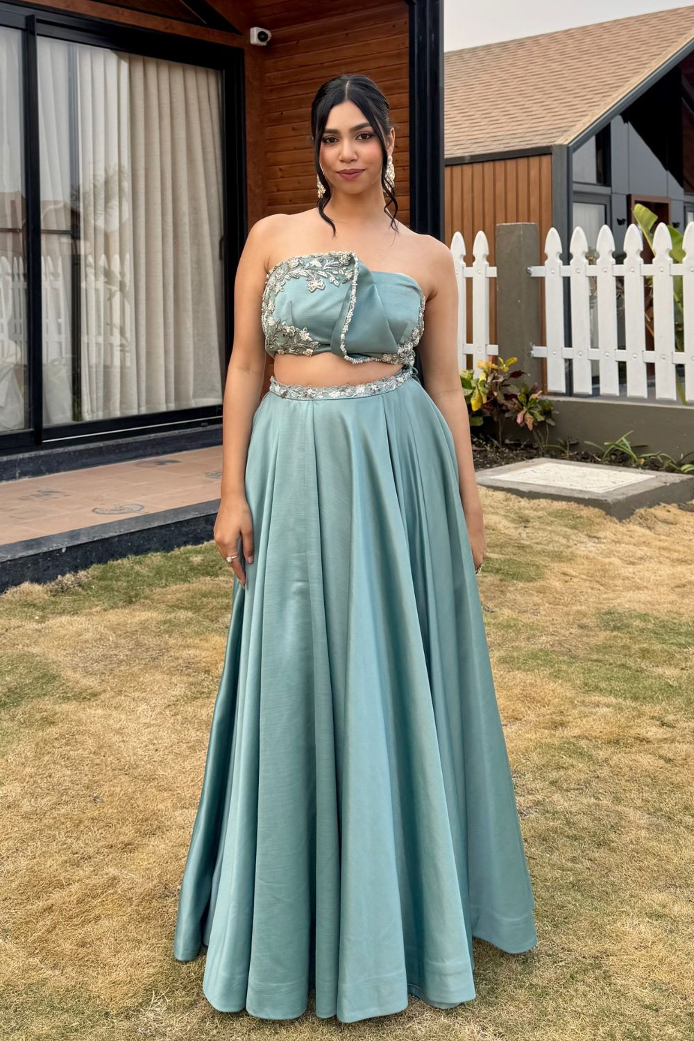 Madrid Tube Blouse with Skirt