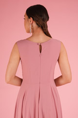 Muted Pink Creeper Yoke GownDSC02367