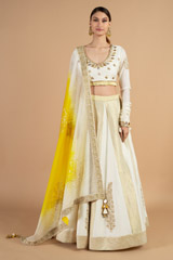 Ivory Lehenga Set